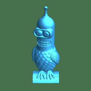 bender owl Flying Animals 3d print model - Mito3D