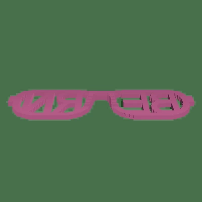 bern wort brille nostubs 3d modelle download realität wolke 3d print model - Mito3D