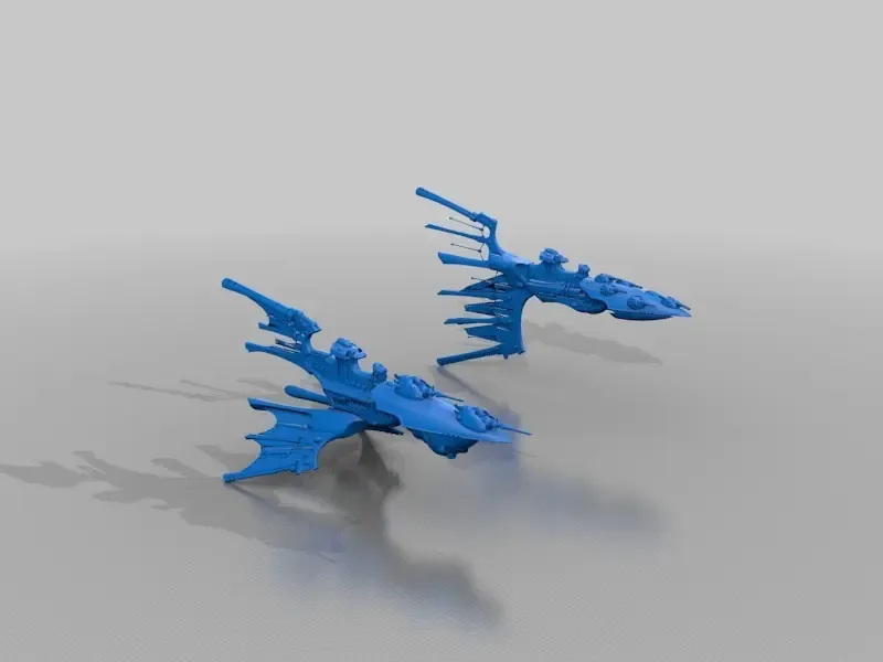 bfg - eldar charlie ship 3d models download creality cloud 3D print model - Mito3D