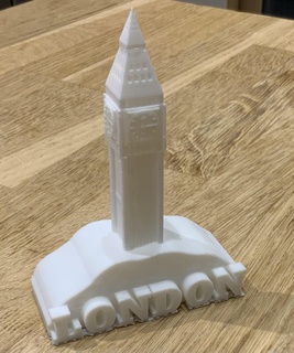 grande Londra souvenir architettura paesaggio 3d print model - Mito3D