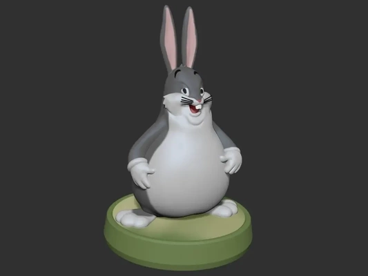 grande chungus 3d modelos descargar crealidad nube 3d print model - Mito3D