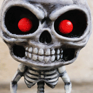 crânio esqueleto figura monstros 3d print model - Mito3D