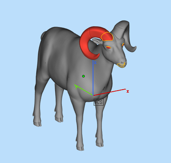 bighornsheep Mammal 3d print model - Mito3D