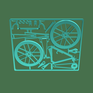 bicicleta juguete ladrillos 3d print model - Mito3D