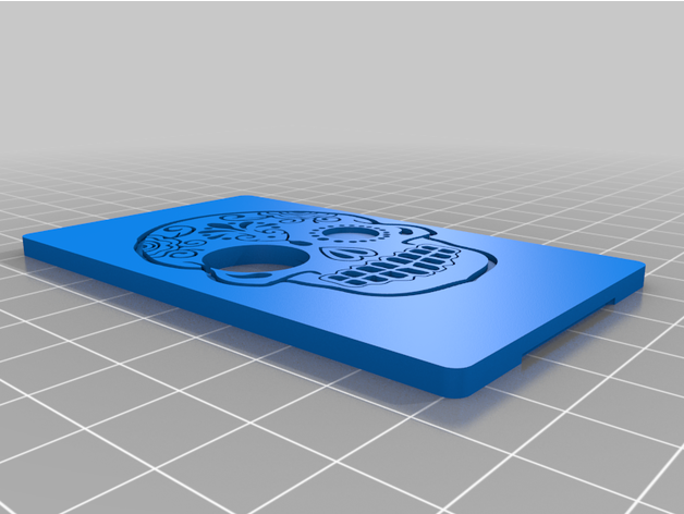 tarugo caixa painel açúcar crânio 3D print model - Mito3D