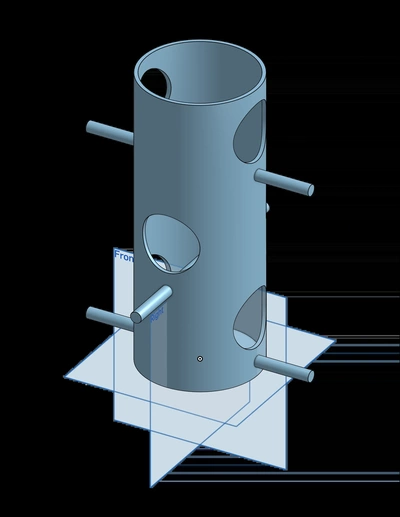 uccello alimentatore 3d modelli scarica creality nube 3d print model - Mito3D