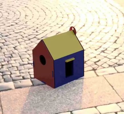 pájaro casa 3d modelos descargar crealidad nube 3d print model - Mito3D