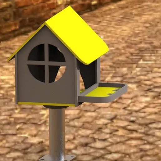 birdhouse animali 3D print model - Mito3D