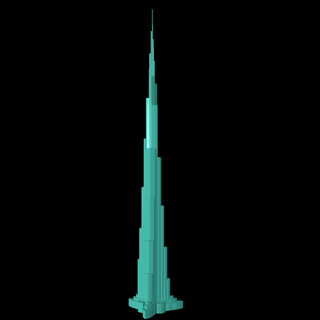 birj Khalifa architektonisch Modelle 3d print model - Mito3D