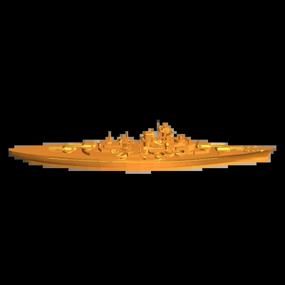 bismarck 3d models download creality cloud warships 3d print model - Mito3D