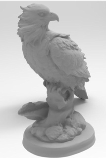 noir oiseau animaux 3d print model - Mito3D