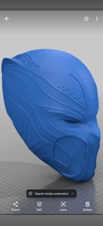 siyah panter kask parça maskeler kasklar 3d print model - Mito3D