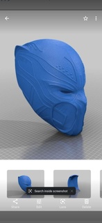 black panther helmet Masks & Helmets 3d print model - Mito3D