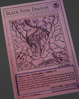 black rose dragon - yugioh Toys & Games 3d print model - Mito3D