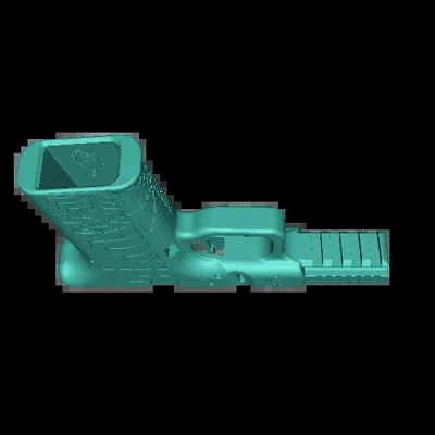 schwarz witwe glock 3d modelle download realität wolke 3d print model - Mito3D