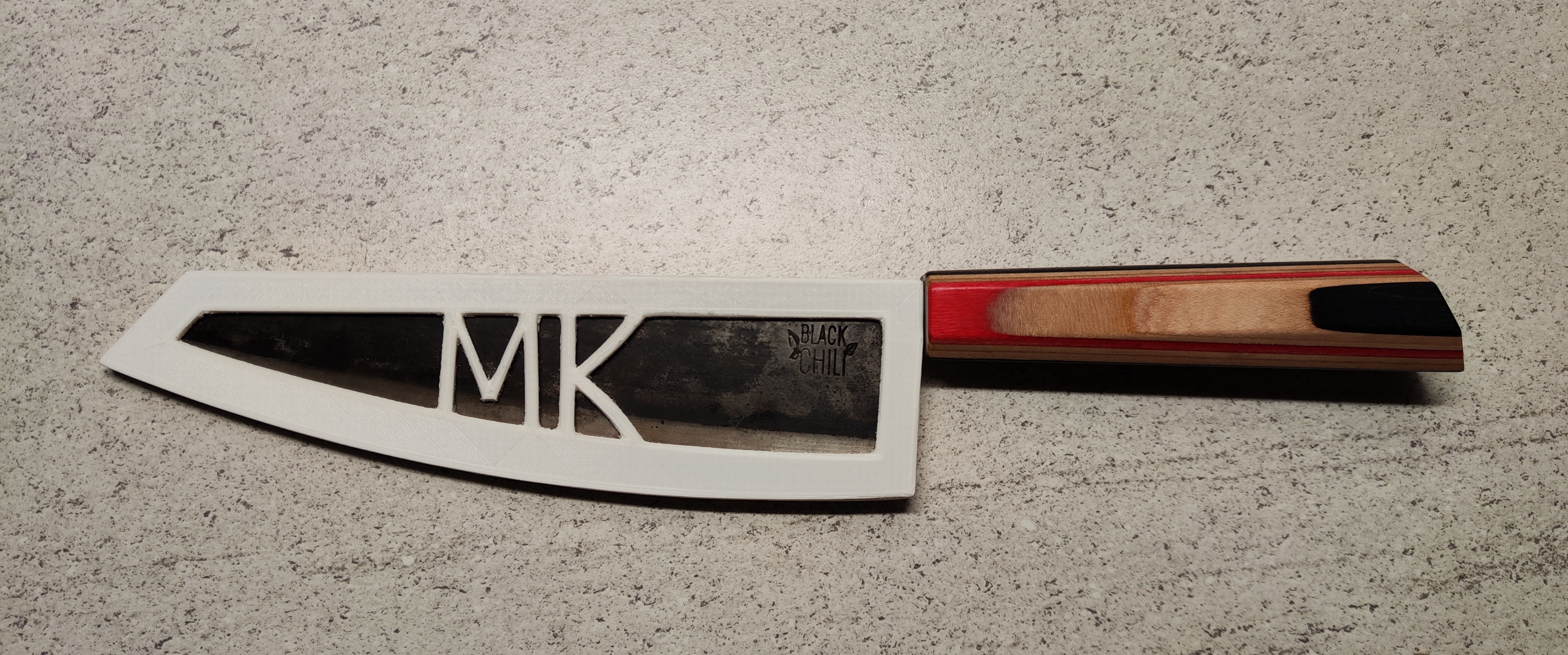 guarda lâmina faca cozinha 3D print model - Mito3D