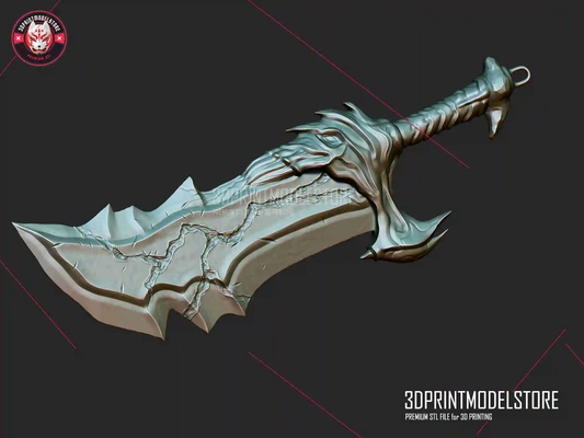 blades of chaos - god war cosplay weapon 3d models download creality cloud costumes 3d print model - Mito3D