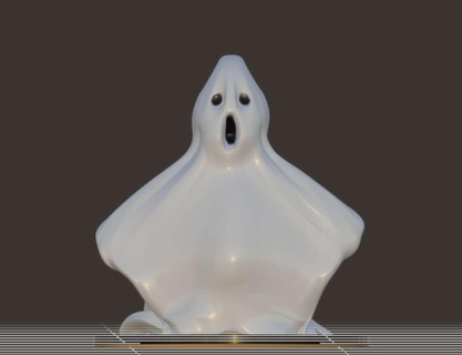 blanket ghost Characters 3d print model - Mito3D