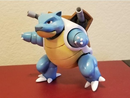 blastoise açao figura Pokémon personagens 3d print model - Mito3D