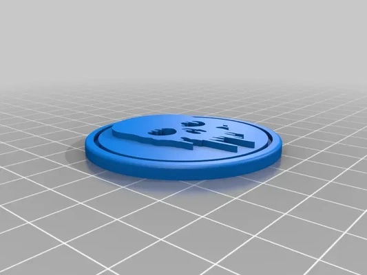 sangrado cráneo moneda 3d modelos descargar crealidad nube 3d print model - Mito3D