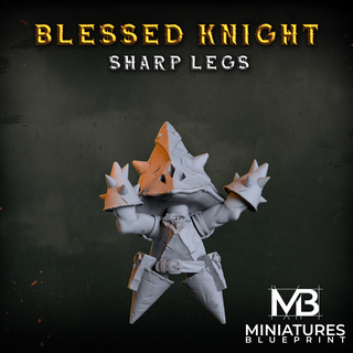 blessed sharp legs knight Men 3d print model - Mito3D