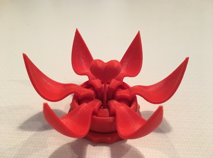 floreciente flor regalo box san valentin 3d modelos descargar crealidad nube 3d print model - Mito3D