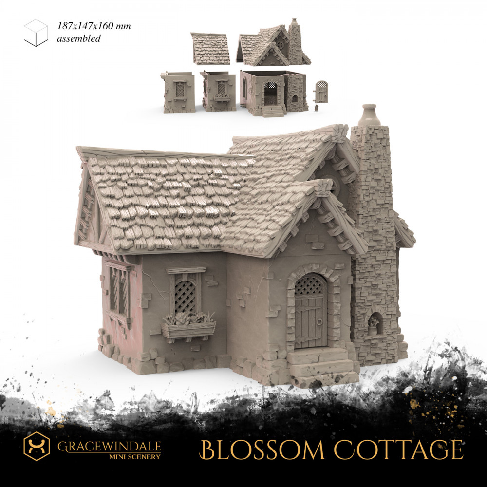 blossom cottage Others 3D print model - Mito3D