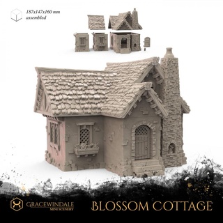 blossom cottage Others 3d print model - Mito3D
