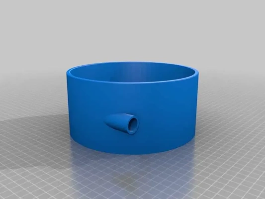 blu ciotola oro concentratore 3d modelli scarica creality nube 3d print model - Mito3D