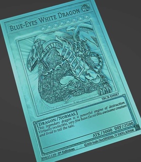 blue eyes white dragon - yugioh Toys & Games 3d print model - Mito3D