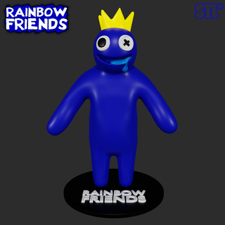 blu roblox arcobaleno amici 3d fan arte mostri 3d print model - Mito3D