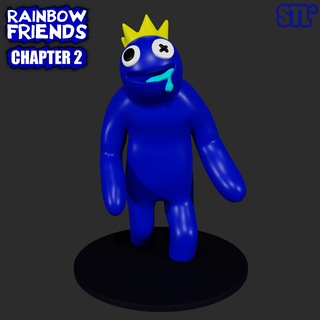 Blau Roblox Regenbogen Freunde Kapitel 2 seltsam Welt 3d fa Monster 3d print model - Mito3D