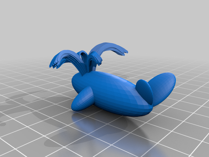blue whale Others 3d print model - Mito3D