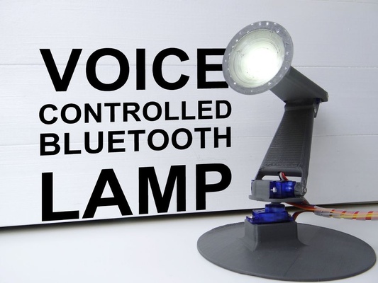 bluetooth voz revisado moviente lámpara 3d modelos descargar crealidad nube 3d print model - Mito3D