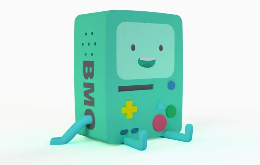 bmo aventure temps 3d modèles télécharger créalité nuage 3D print model - Mito3D