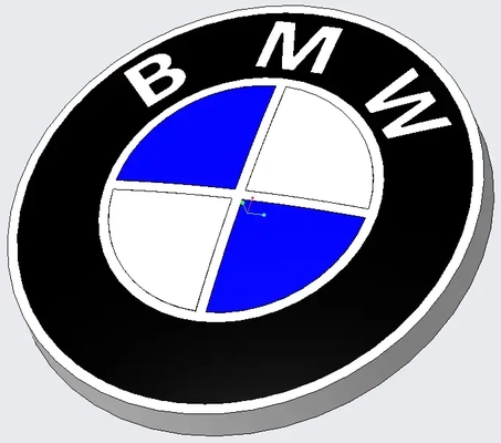 bmw logo 3d modèles télécharger créalité nuage 3d print model - Mito3D