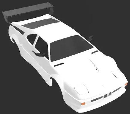 bmw m1 rc körper 3d modelle download realität wolke 3d print model - Mito3D