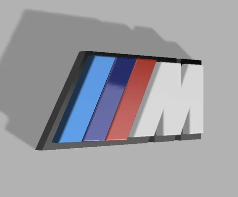 bmw m logo 3d modeller indir creality bulut 3d print model - Mito3D