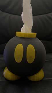 bob-omb tissue holder 3d models download creality cloud Household 3d print model - Mito3D