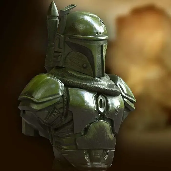 boba fett 3d modelos descargar crealidad nube 3D print model - Mito3D