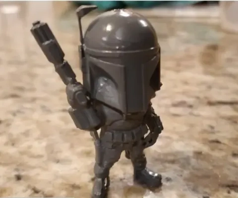 bobba fett 3d modèles télécharger créalité nuage 3d print model - Mito3D