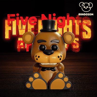 bobblehead freddy - five night at freddy's 3d models download creality cloud fictional characters 3d print model - Mito3D