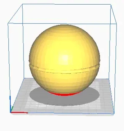 bocce palla impostato 3d modelli scarica creality nube 3d print model - Mito3D