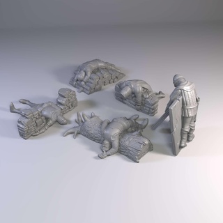 bodies obstacles harvest war Toys & Games 3d print model - Mito3D