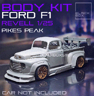 bodykit ford f1 revell 1 25 3d modelle download realität wolke lastwagen 3d print model - Mito3D