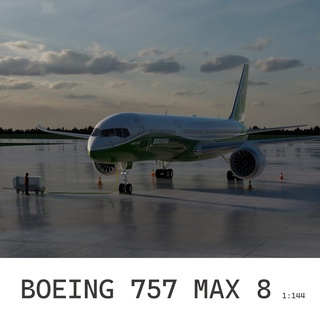 Boeing 757 max 9 uçaklar 3d print model - Mito3D
