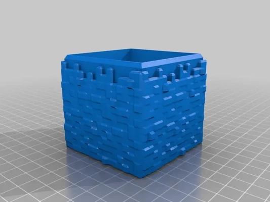 boite minecraft 3d modeller indir creality bulut 3d print model - Mito3D