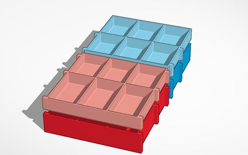 parafuso bandeja sysmax organizador comparável 3d modelos baixar crialidade nuvem casa 3d print model - Mito3D