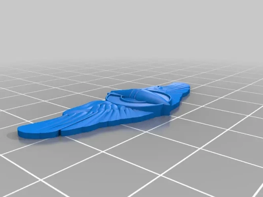 bombardero insignia 3d modelos descargar crealidad nube 3d print model - Mito3D