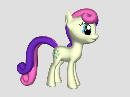 bonbon pony Toys & Games 3d print model - Mito3D